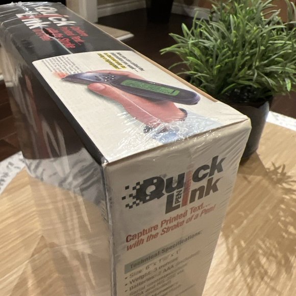 1999 WizCom QuickLink Pen Handheld Scanner Super Pen Brand New Sealed - Picture 9 of 11